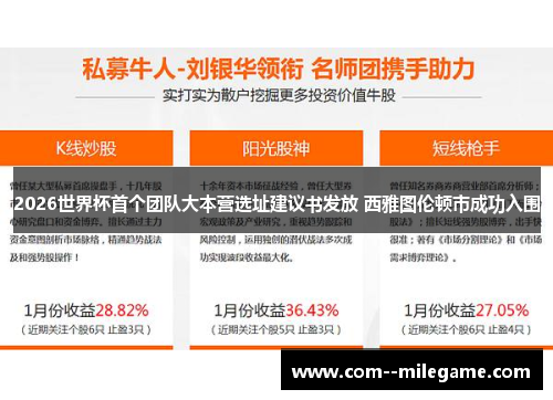 2026世界杯首个团队大本营选址建议书发放 西雅图伦顿市成功入围